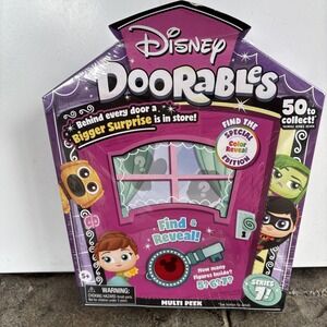 Disney Doorables Series 7 MULTI‎ Peek Pack Sealed Special Color Reveal Edition